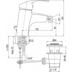 Bateria Valvex Angelo chrom - 2453050